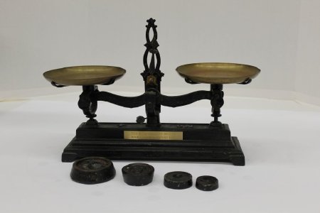 Antique Brass European Scale Weights
