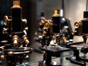 This microscope can be seen in the LMHM on display now